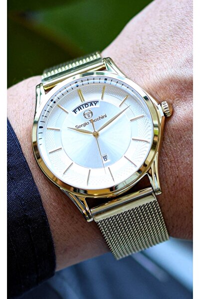 Sergio Tacchini Erkek Çelik Kol Saati 5 Atm Su Geçirmez İtalyan Tasarım