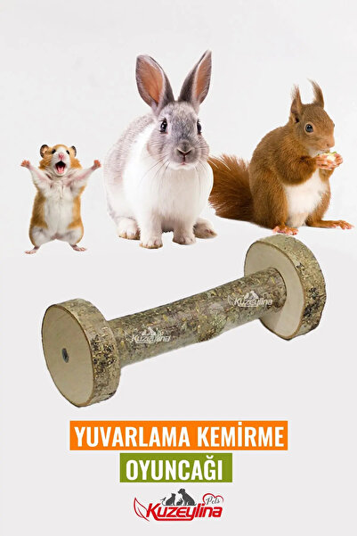 Kuzeylina Hamster Tavşan Gine Pig Yuvarlama Kemirme Oyuncağı