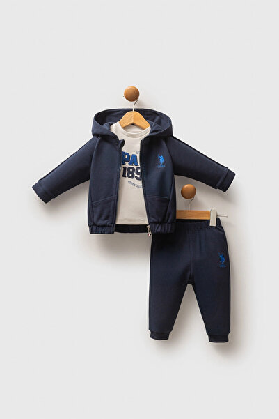 U.S. Polo Assn. U.S. Polo Assn. Boy's 3-Piece Set - Navy Blue