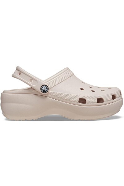 Crocs Classic Platform Clog Kadın CR1833-2Y2 Kemik-36-37
