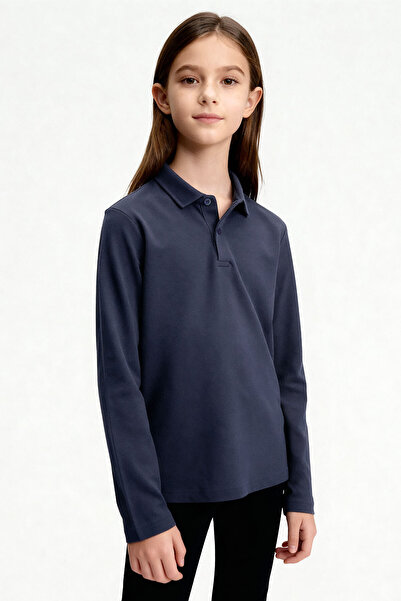 TOMMY LIFE Basic Polo Neck 3 Pack Black-White-Navy Blue Unisex Kids T-Shirt - 11170