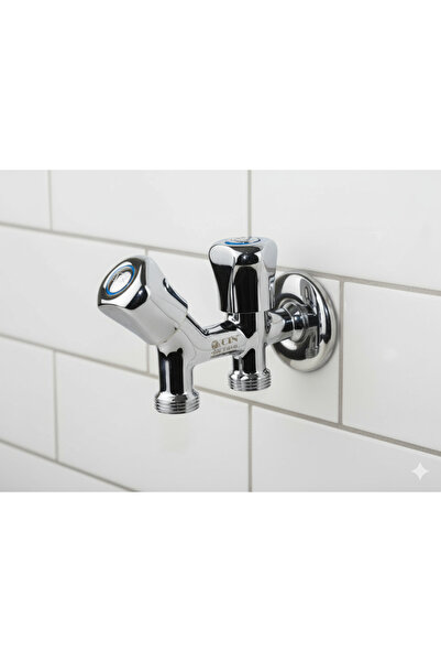 RCYAPI Çift Çıkışlı Musluk / Çamaşır Bulaşık Makine Musluğu