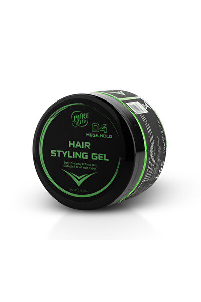 Bynature جل تصفيف الشعر بيور لايف ميجا هولد 04 - ثبات فائق، تحكم طويل الأمد ولمعان مكثف