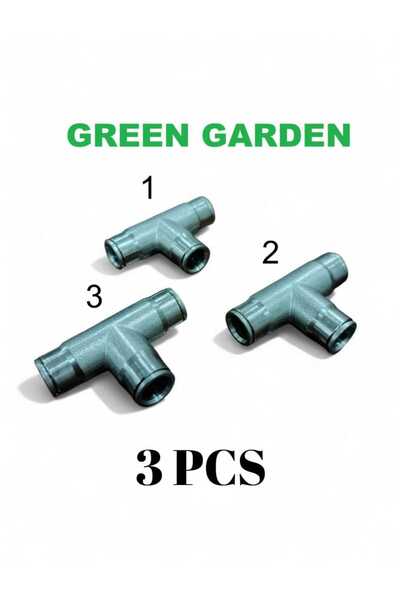 Genaric 3 قطع من موزع خرطوم الضباب الثلاثي المعدني مقاس 9.52mm