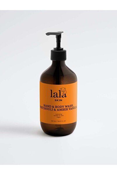 LALA Bear Skin Hand & Body Wash, Patchouli & Amber Vanilla