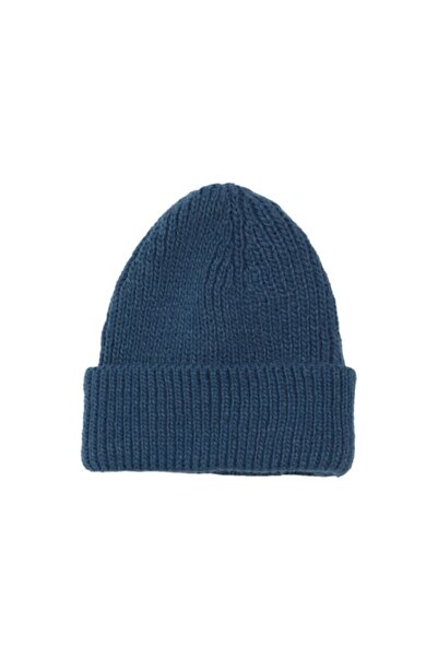 Hat Factory Beretă pliată tricotată albastru pastel