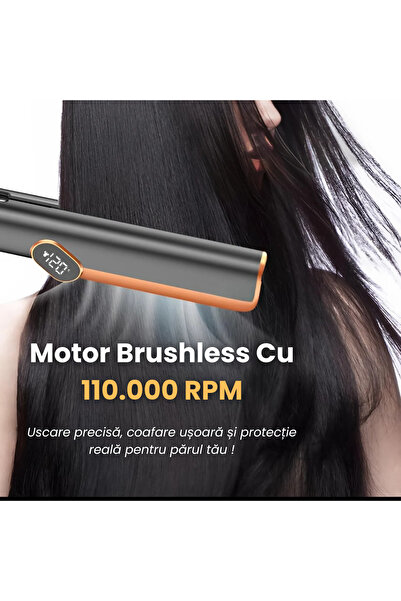 HADEX 2-in-1 Fast-Dry Hair Straightener, Brushless Motor 110000 RPM, 1000W