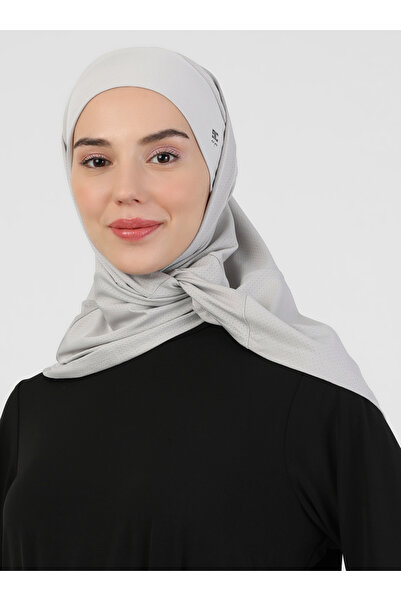 Ecardin وشاح ميكرو حجاب بريميوم برو - St054 رمادي فاتح