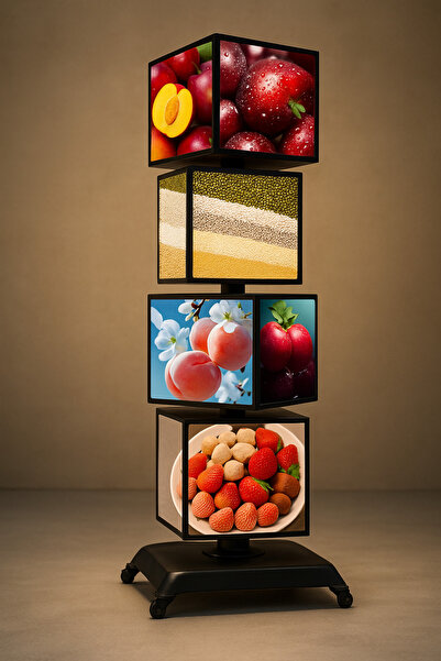 Grand City Media Mobile stand | 3 tiers | LED