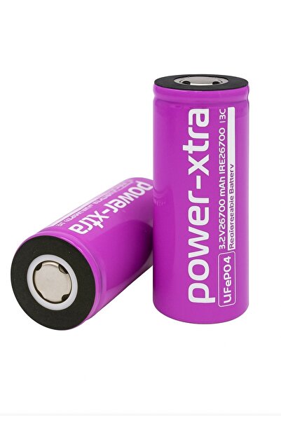 Maroces POWER-XTRA IFR32700 - 3.2V 6200 Mah LiFePO4 Şarjlı Pil -3C