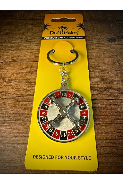 Duftpalm Stylish Keychain and Accessory with Roulette Wheel Design