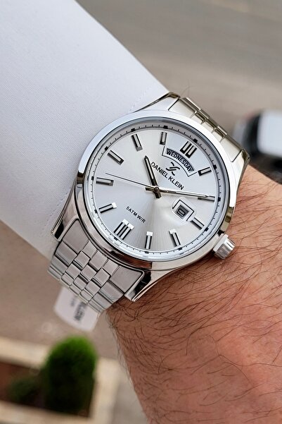 Daniel Klein Silver Renk 24 Ay Garantili 43 mm Erkek Kol Saati