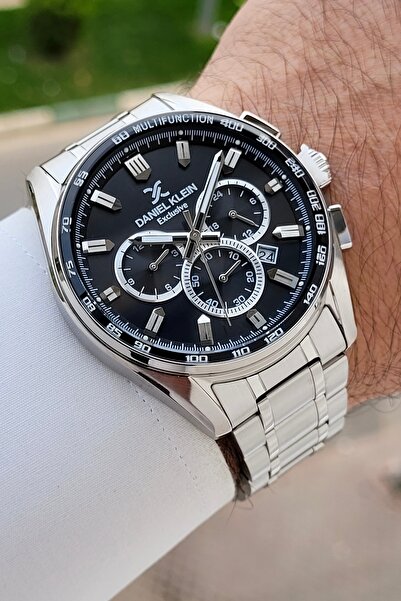 Daniel Klein Kadranı Siyah Kordonu Gri Renk Ayarlanabilir Kordonlu 44 Mm Fonk...