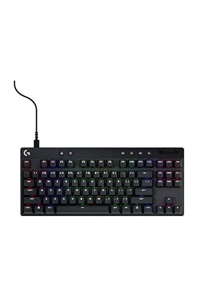 logitech G PRO X TKL RAPID Tenkeyless Wired Gaming Keyboard With Customizable RGB Lighting - White