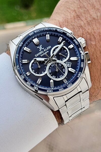 Daniel Klein Kadranı Lacivert Kordonu Gri Renk Ayarlanabilir Kordonlu 44 Mm F...