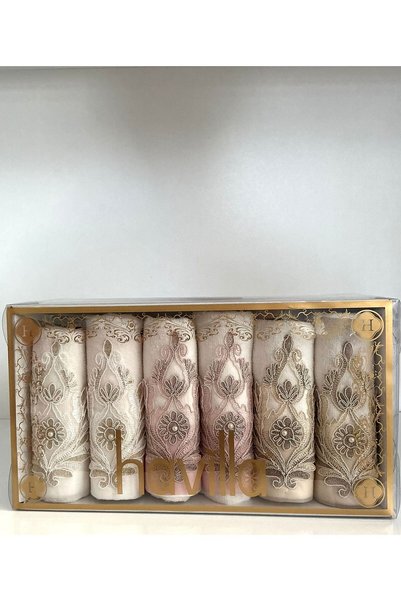 SERENART HOME Set de prosoape de bucătărie HAVİLLA, 6 bucăți, în cutie cu șnur