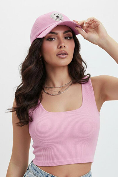 Trampoline Doodle Köpek Nakışlı Şapka - Hayvan Figürlü Şapka