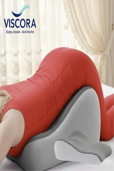 NO BRAND VISCORA Omuz ve Sırt Destekli Minder–Space Memory Foam Yıkanabilir Kılıf-Kapalı Ambalaj Ofis/Ev/Kamp