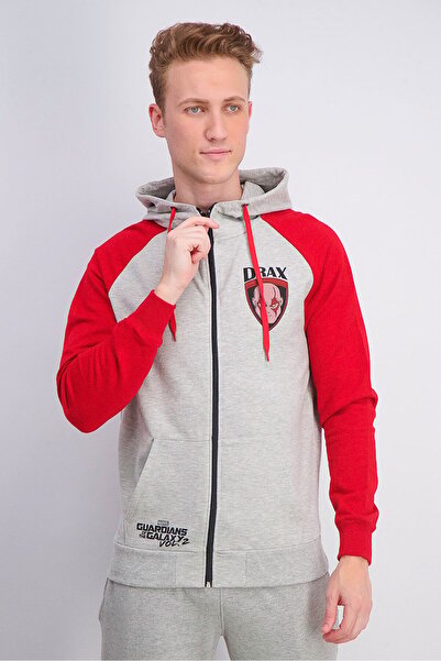 Marvel Men Guardians of The Galaxy Drax Hoodie, Grey