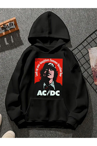 COMVİCHO سترة acdc1 مطبوع للجنسين
