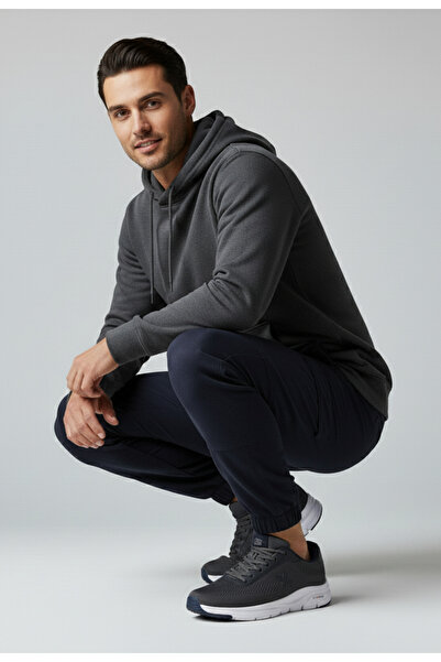 Marca Spor حذاء رياضي رمادي للجنسين من Buckhead - نعل فوم مرن، مريح