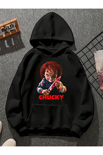 COMVİCHO سويت شيرت تشاكى 4 مطبوع للجنسين