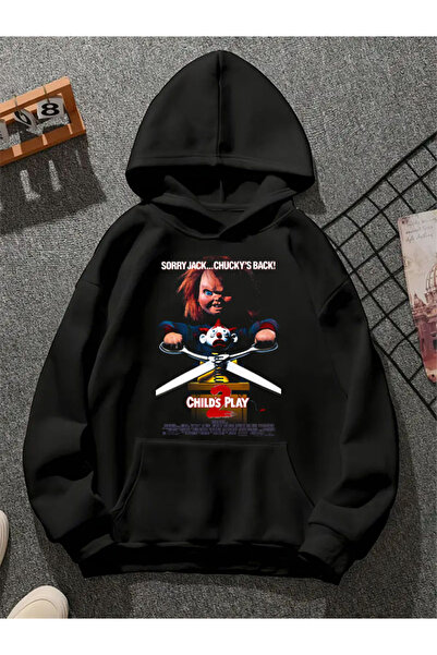 COMVİCHO سويت شيرت تشاكى 2 مطبوع للجنسين