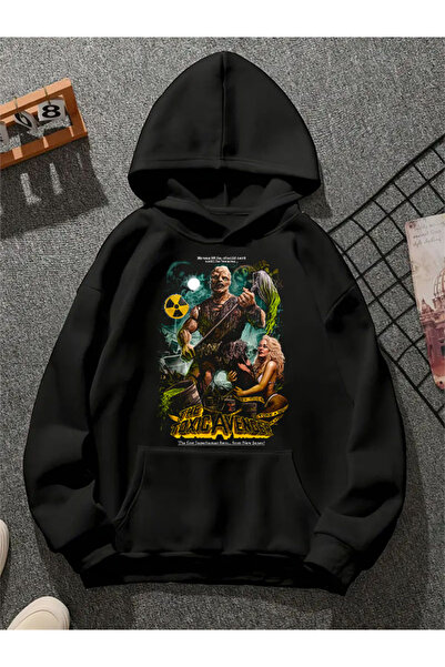 COMVİCHO The Toxic Avenger Printed Unisex Sweatshirt