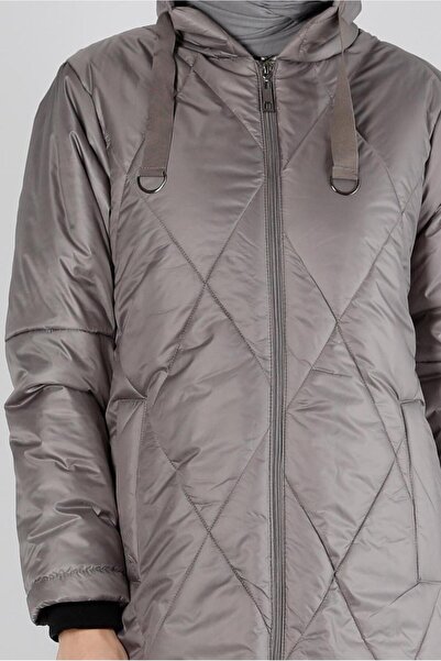 Alvina Drawsting Hooded Inflatable Coat 90320