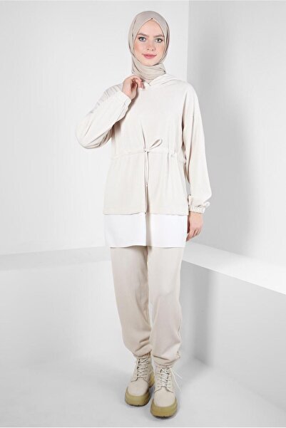 Alvina Hooded Pants Suit 44264