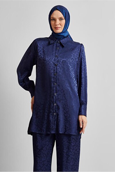 Alvina Jacquard Satin Pants Suit 45580