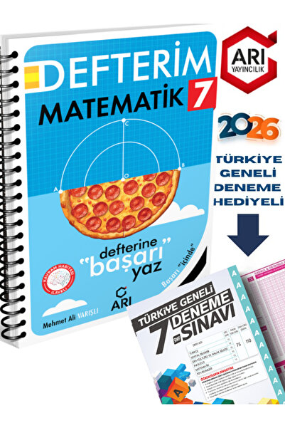 Arı Yayıncılık 7. Sınıf Akıllı Matematik Defteri.