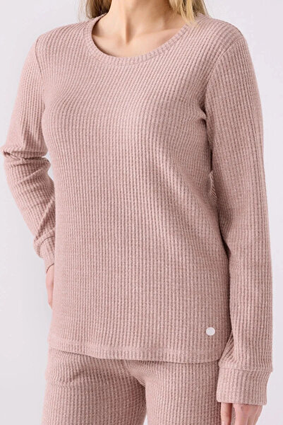 Pierre Cardin Γυναικείο ροζ μακρυμάνικο σετ πιτζάμες