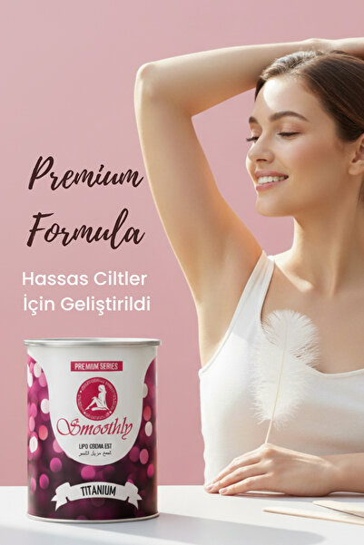 Smoothly Titanium Pudralı Konserve Ağda - Soft Touch Profesyonel Konserve Ağda