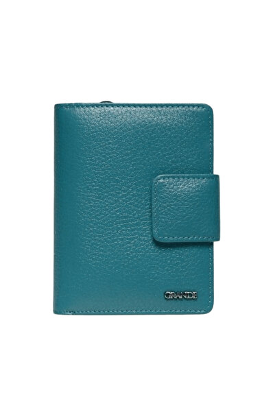 MFT Leather Design محفظة من الجلد الطبيعي |   جراندي 2609 - تركواز