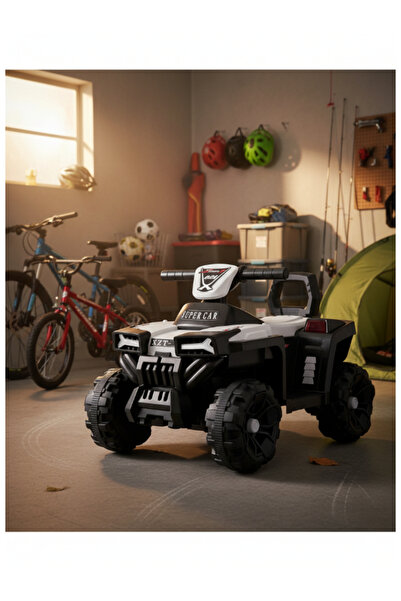 CAR Electric Ride-On 6V Battery, 380 Motor with Music, Lights & Early Education 29-GB931-GRAY