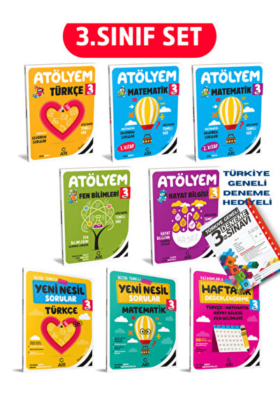 Arı Yayıncılık 3. Sınıf Akıllı Atölyem Seti