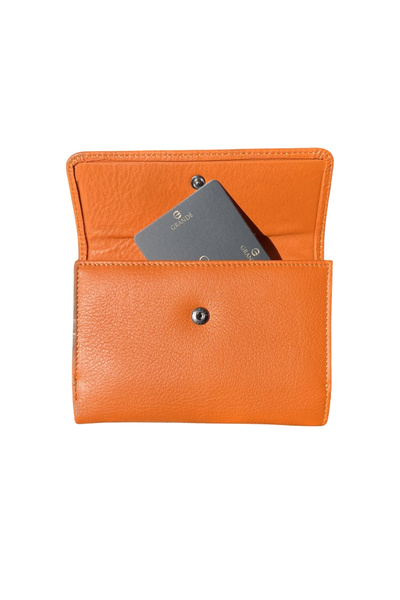MFT Leather Design Genuine Leather Wallet | Grande 2620 - Orange