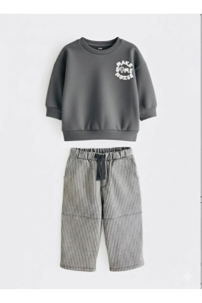 Monila طقم ملابس داخلية للأولاد من القطن مكون من مطبوع خيوط من القماش