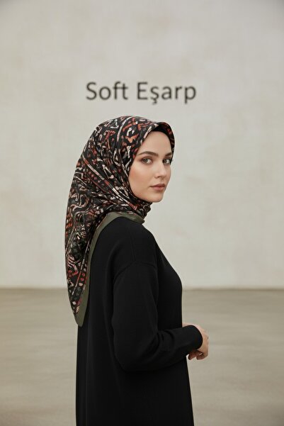 Onur Φουλάρι - Γυναικείο Μαλακό Φουλάρι με Βαμβακερό Εθνοστικό Σχέδιο