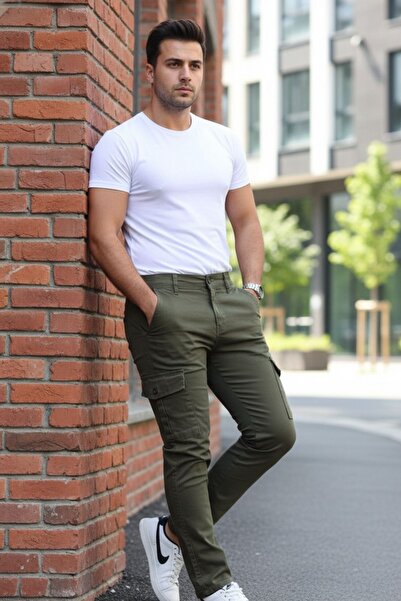 comstar Men's Bellow Jogger Sling Rubber-Free Trousers