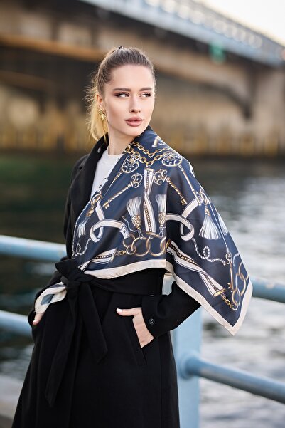 D scarf KADIN FULAR BANDANA EŞARP 90CM