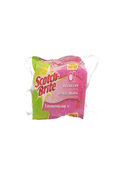 Scotch Brite مقشر لطيف على البشرة - عبوة من 3 قطع