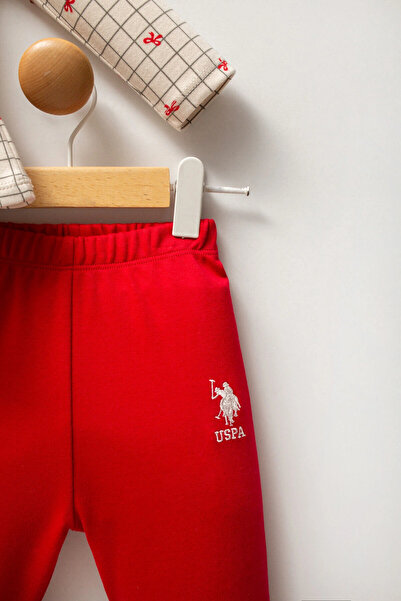 U.S. Polo Assn. U.S.Polo Assn Baby Girl 2-Piece Set - White