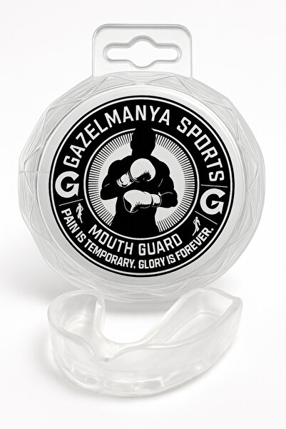 GAZELMANYA Silikon Dişlik Boks Kickboks Muay Thai Basketbol Amerikan Futbolu Dişliği Ve Dişlik Saklama Kabı