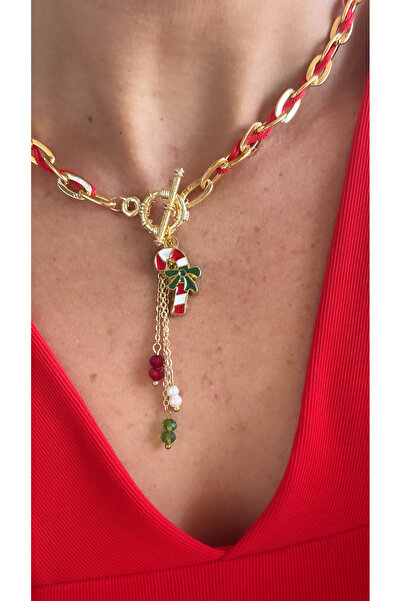 By Song Aksesuar New Year's Christmas Necklace