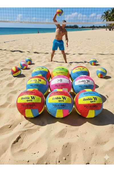 TUMBA'S Voleybol Topu Soft Touch İç ve Dış Mekan Renkli 1 Kalite yumuşak 280gr