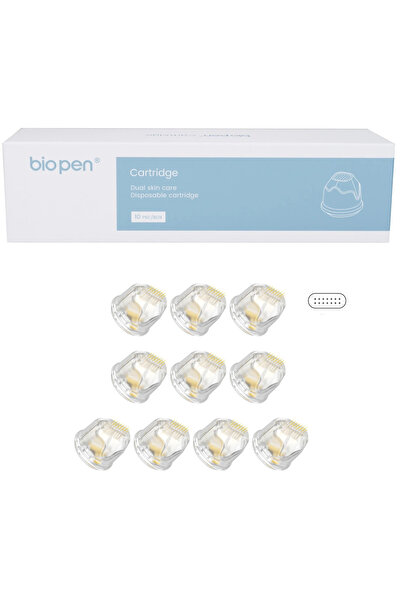 Dr Pen Ultima Cartușe microneedling / mezopen Set 10 caruse 14 Pini – compatibil Bio Pen Q2, steril EO, titan