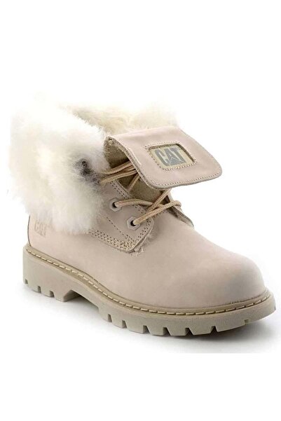 Caterpillar Γυναικείες μπότες Cat 015Z101184 Utah Fur Sheepskin Leather ΜΠΕΖ