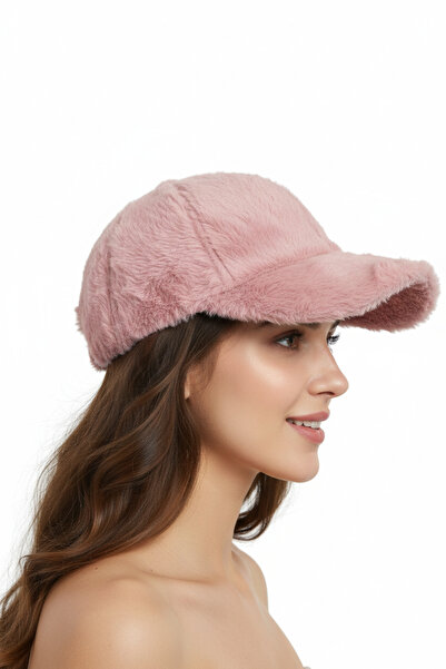 MODA Women's Plush Fuzzy Furry Cap Hat